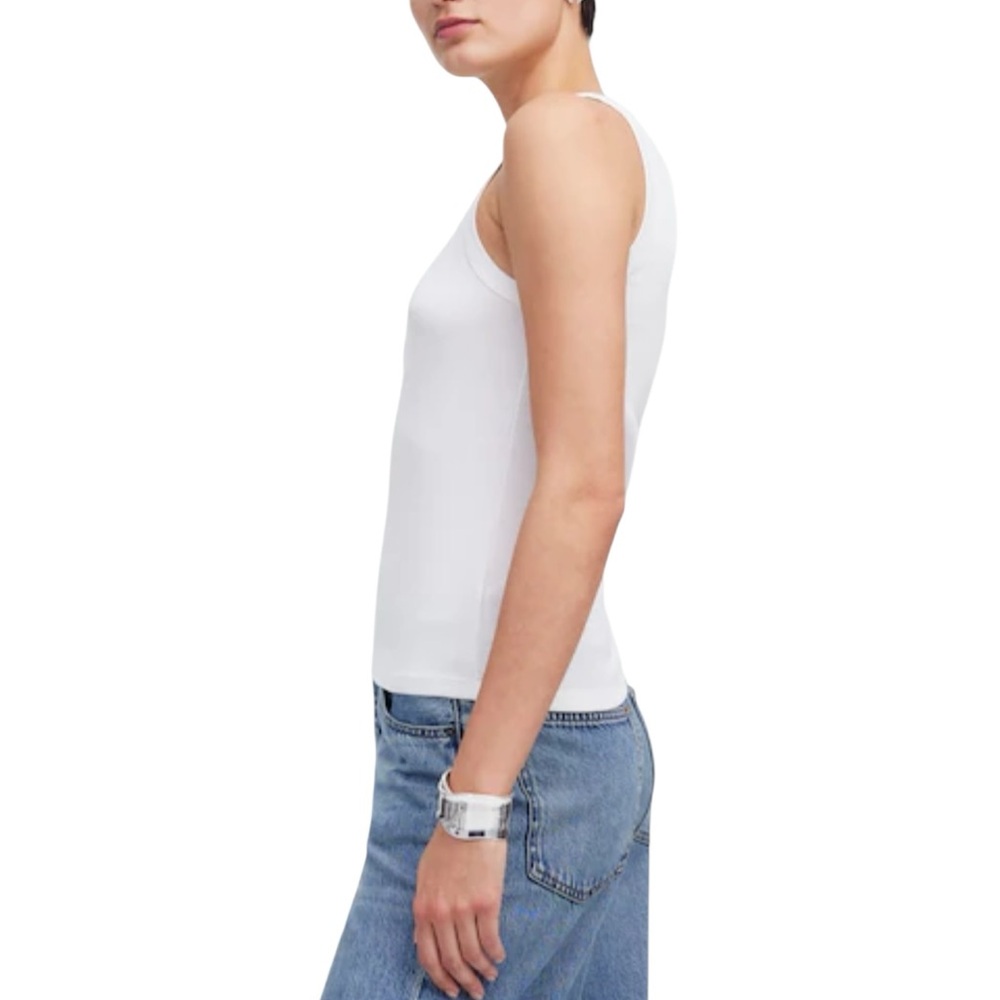 Madewell (Re)generative Cotton Essential High-Neck
Tank in White - Picture 4 of 9